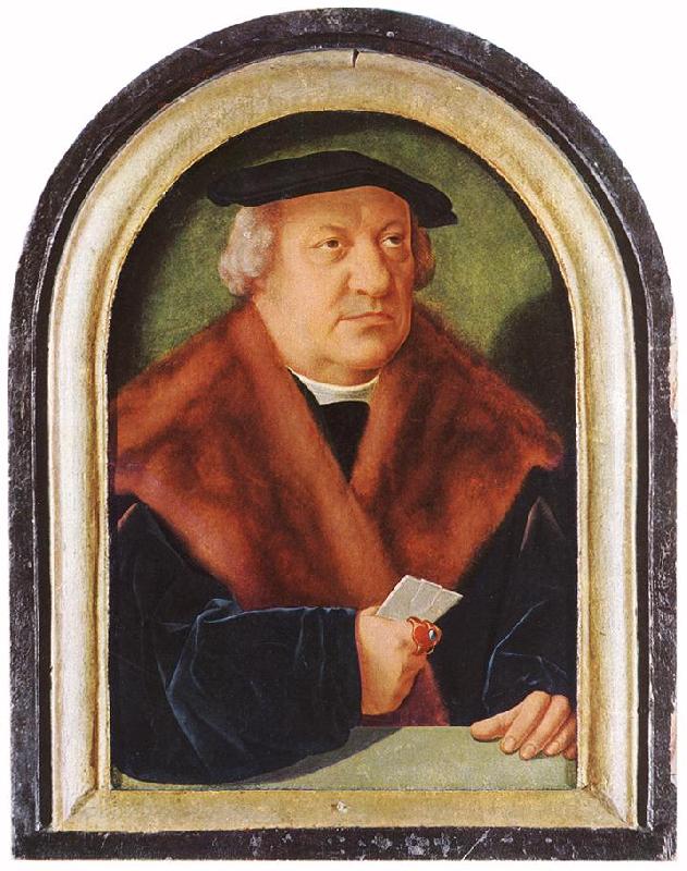BRUYN, Barthel Portrait of Scholar Petrus von Clapis